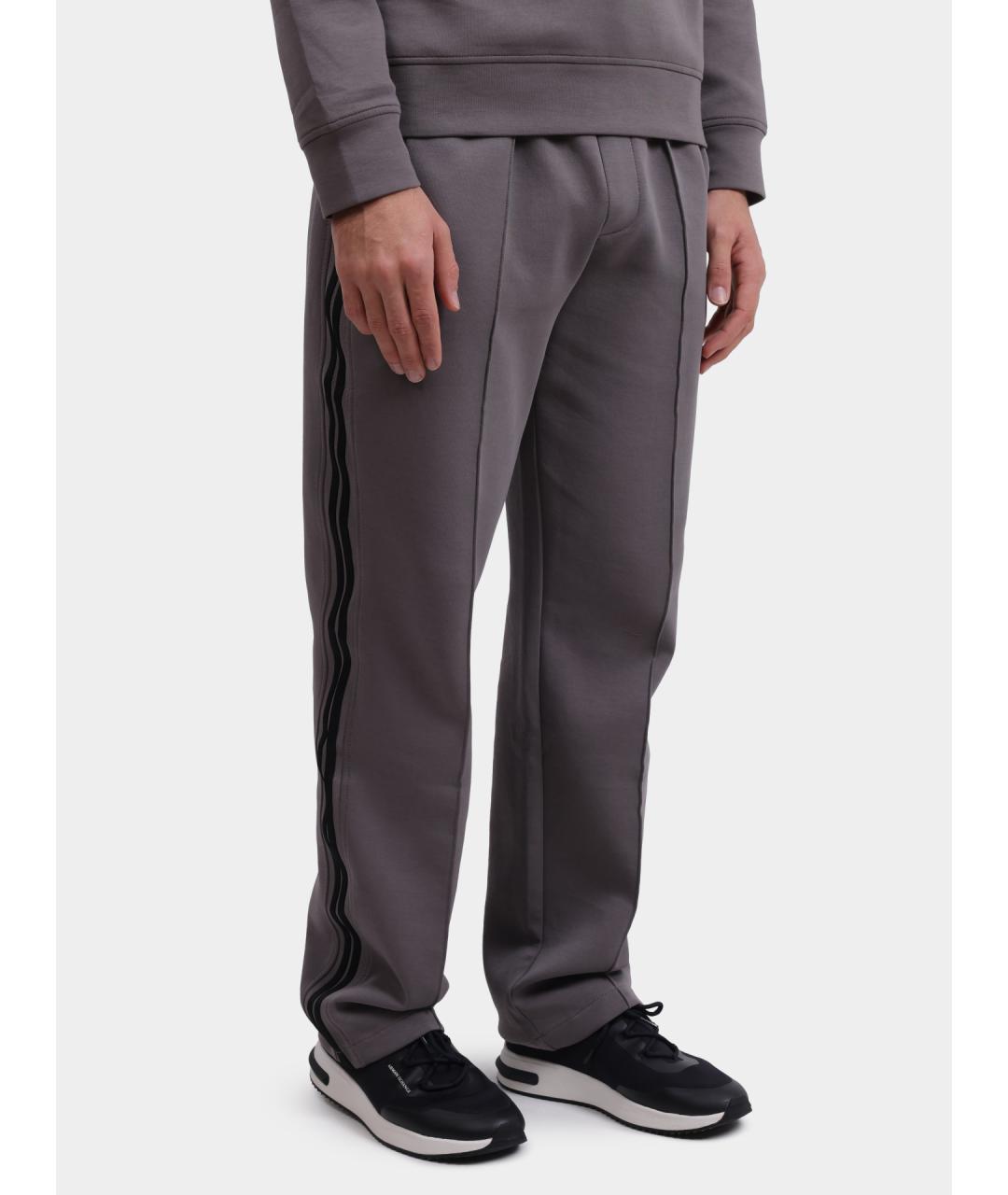 ARMANI EXCHANGE Серые повседневные брюки, фото 3