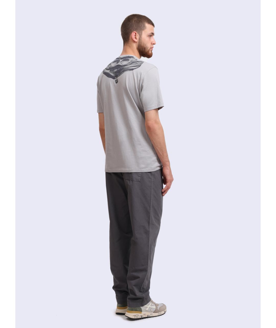 CP COMPANY Серые повседневные брюки, фото 4