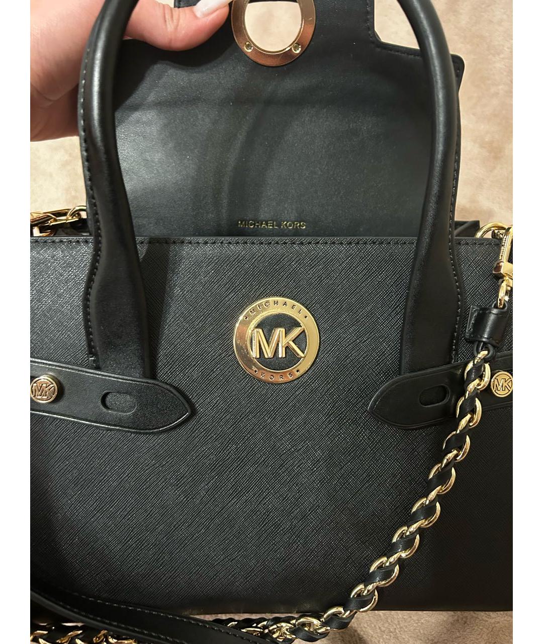 MICHAEL KORS Черная сумка с короткими ручками, фото 5