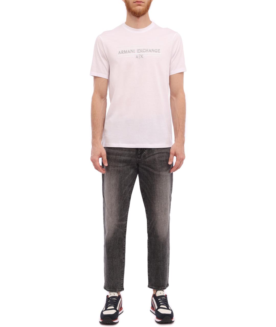 ARMANI EXCHANGE Серые прямые джинсы, фото 2
