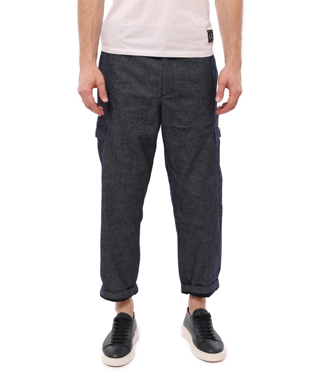 ARMANI EXCHANGE Серые повседневные брюки, фото 2