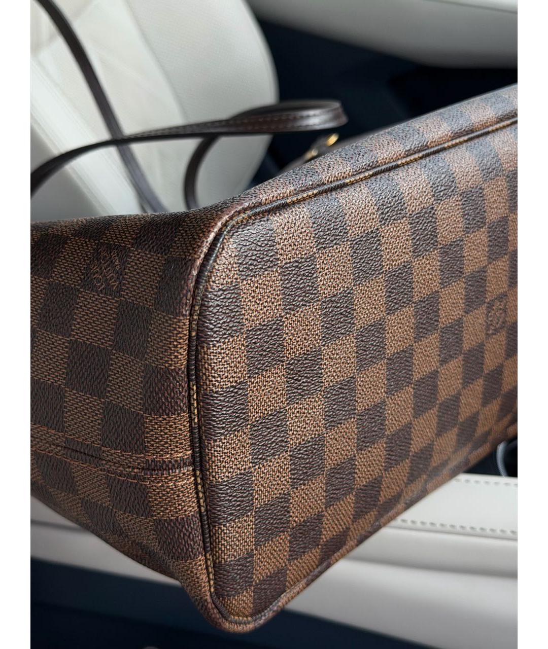 LOUIS VUITTON Коричневая сумка тоут, фото 7
