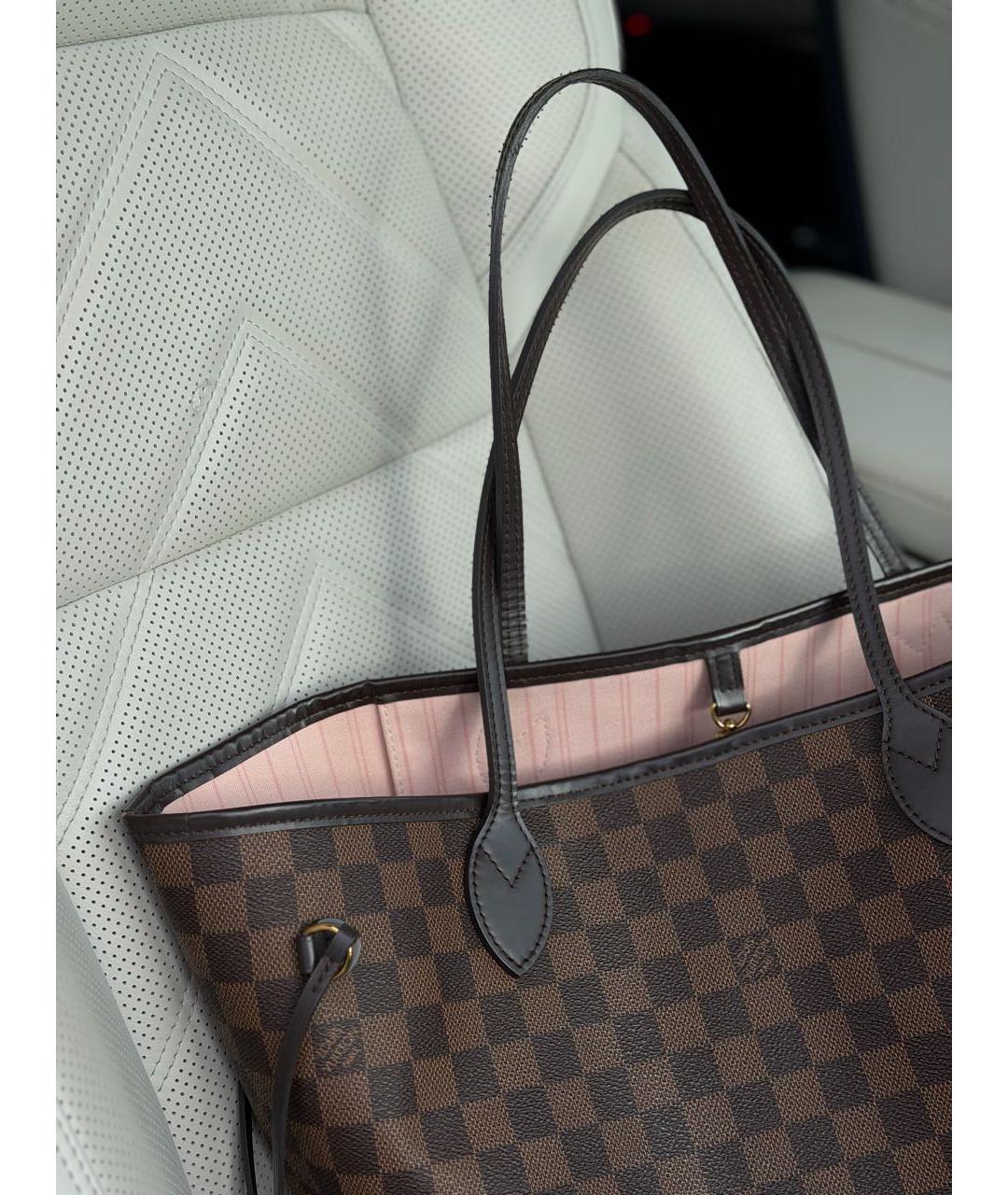 LOUIS VUITTON Коричневая сумка тоут, фото 8