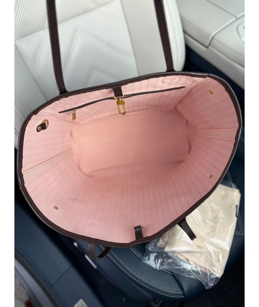 LOUIS VUITTON Коричневая сумка тоут, фото 4