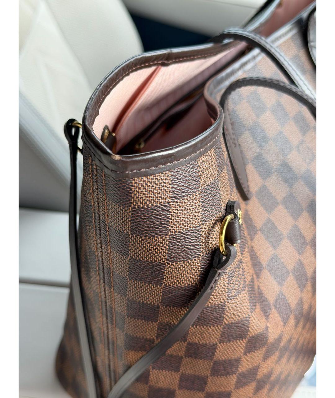 LOUIS VUITTON Коричневая сумка тоут, фото 5