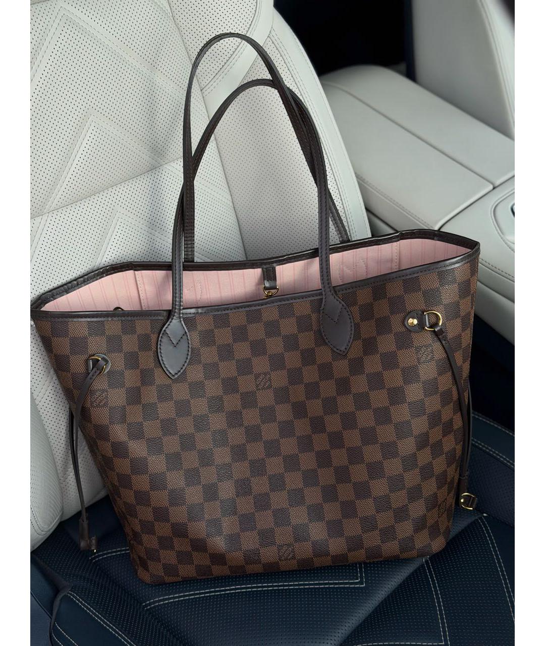 LOUIS VUITTON Коричневая сумка тоут, фото 9
