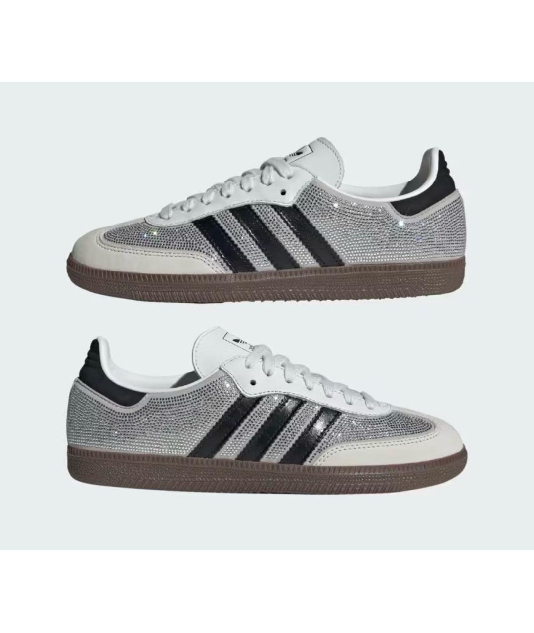 ADIDAS Белые замшевые кеды, фото 2
