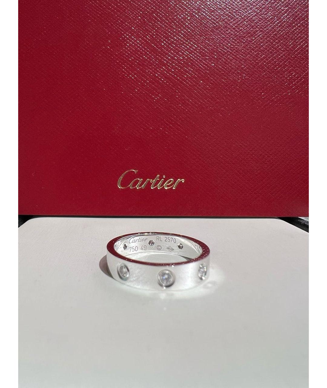CARTIER Серебряное кольцо из белого золота, фото 5