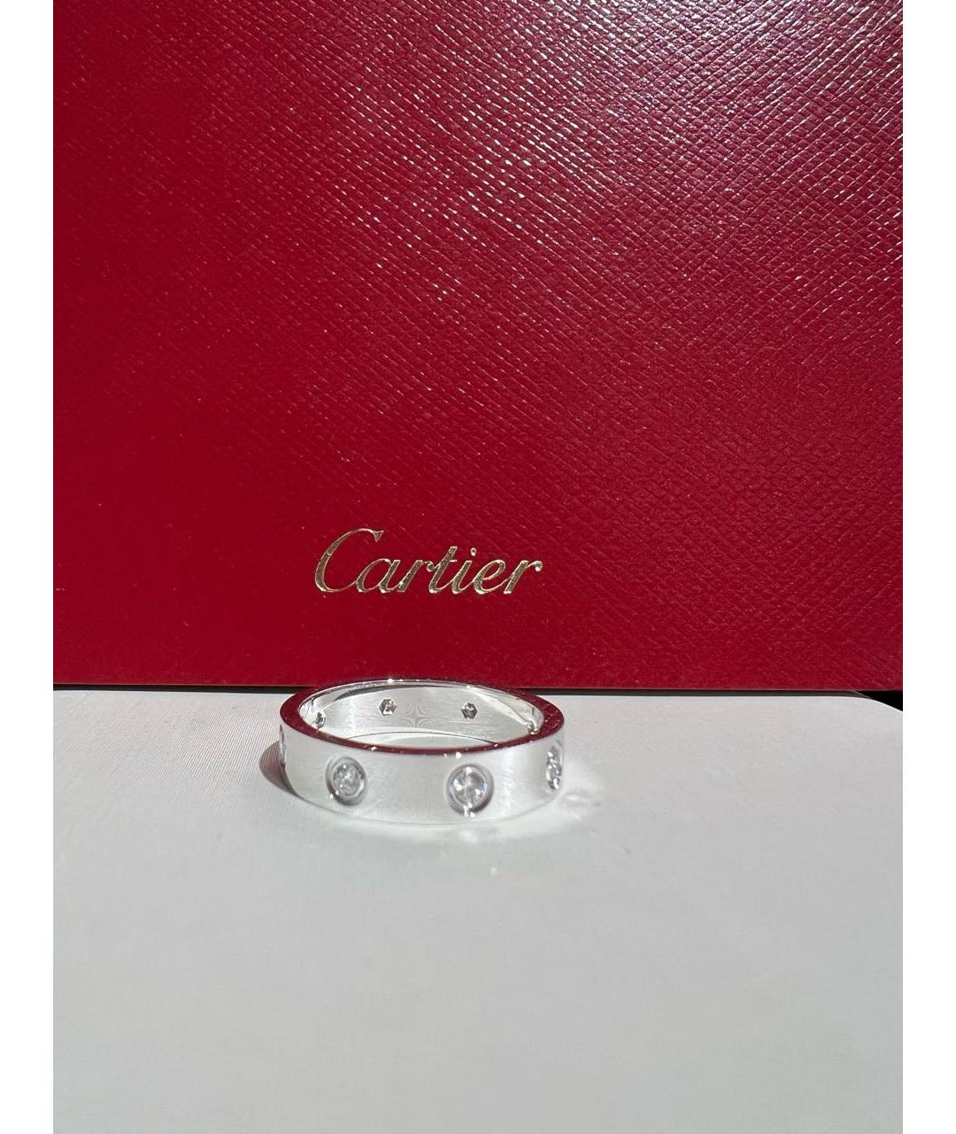 CARTIER Серебряное кольцо из белого золота, фото 2