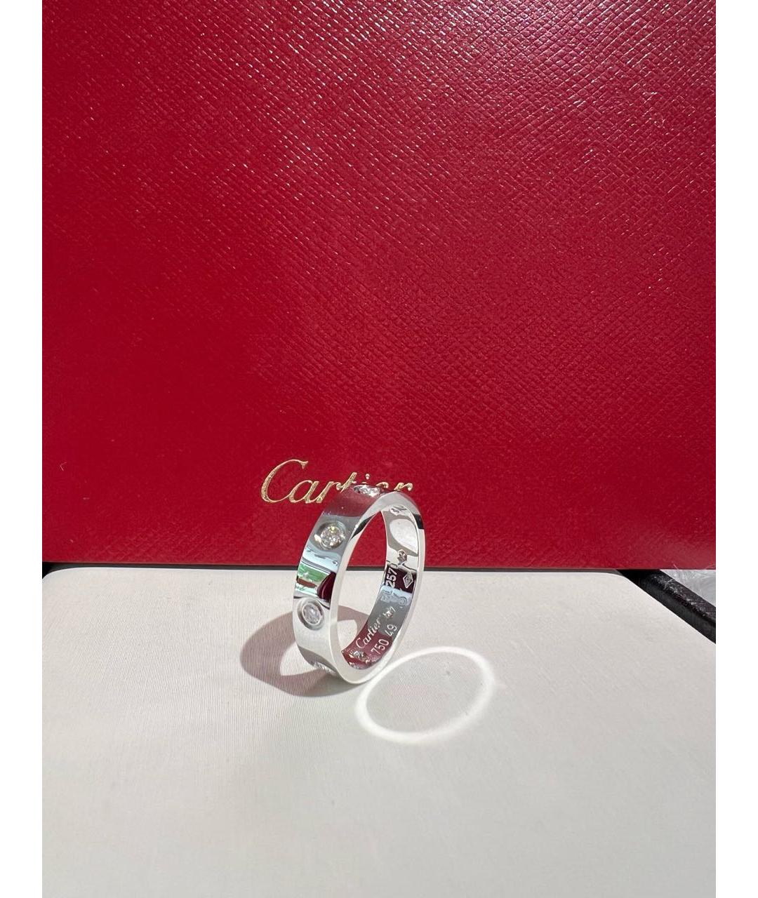 CARTIER Серебряное кольцо из белого золота, фото 3