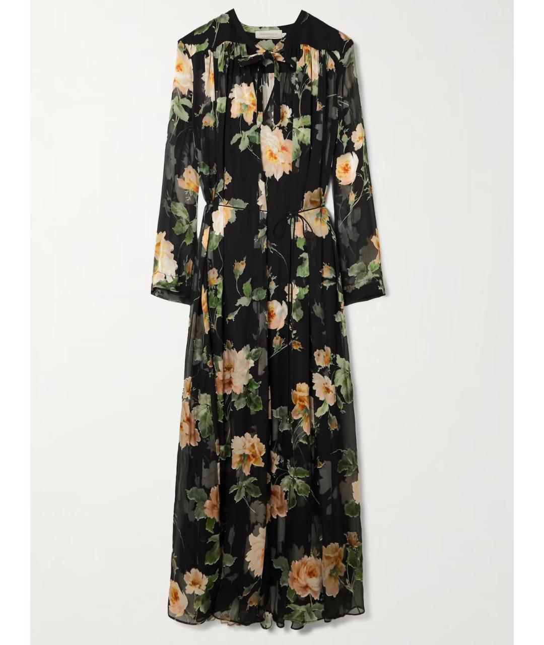 ZIMMERMANN Черное вискозное коктейльное платье, фото 4