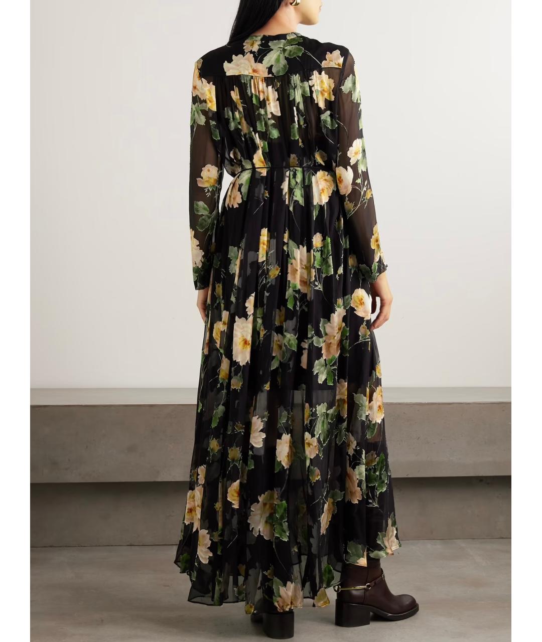 ZIMMERMANN Черное вискозное коктейльное платье, фото 3