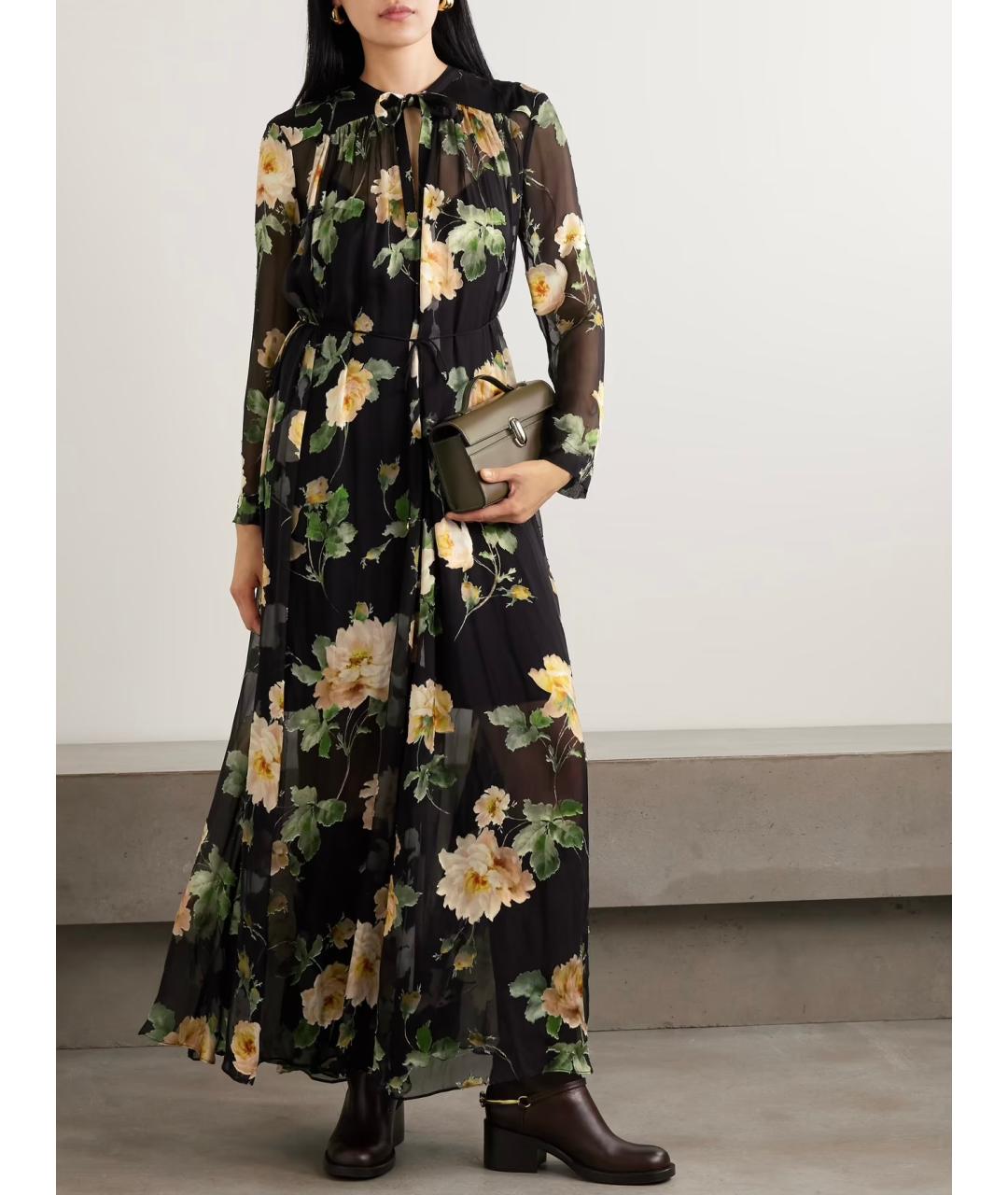 ZIMMERMANN Черное вискозное коктейльное платье, фото 2