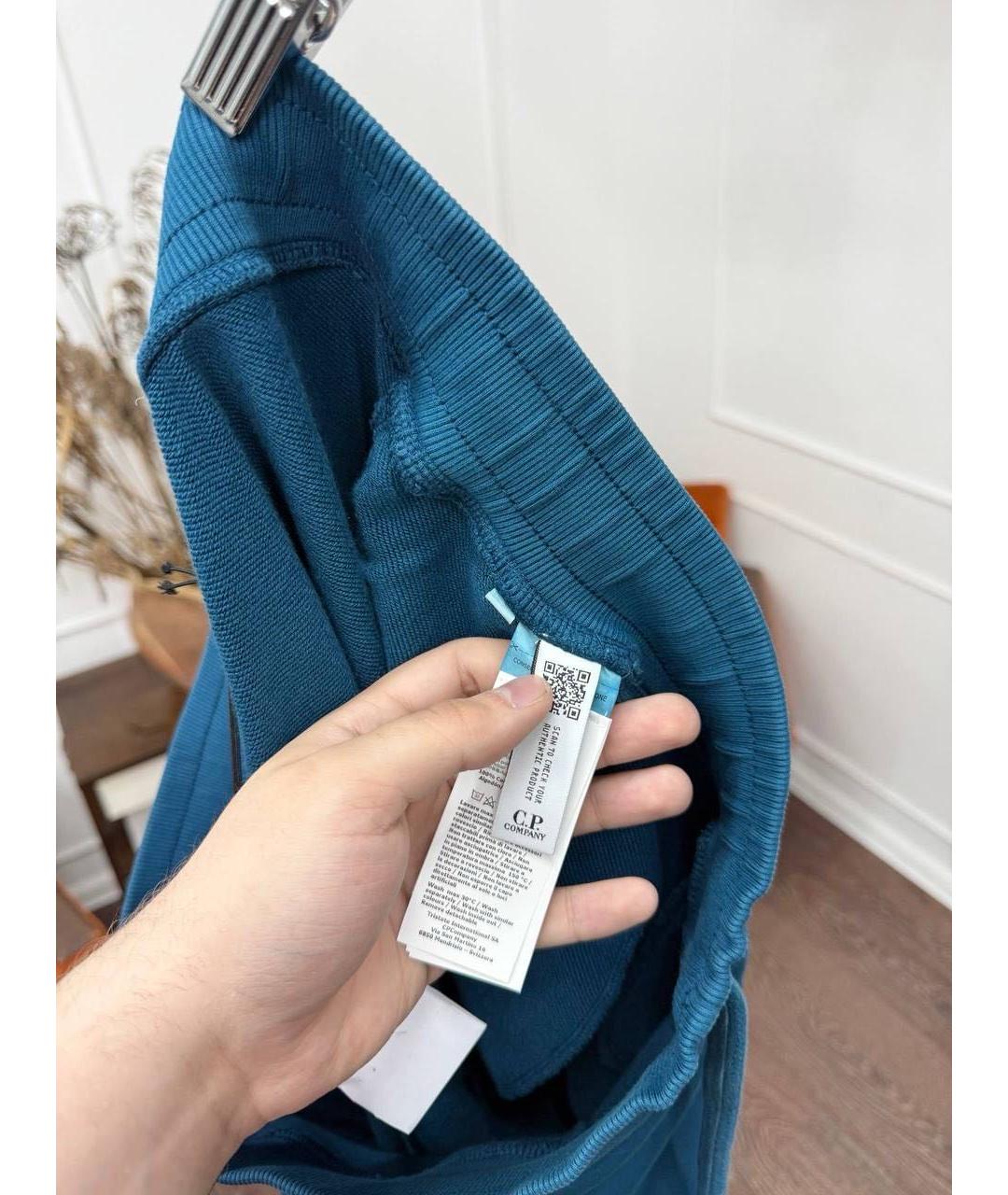CP COMPANY Синие хлопковые шорты, фото 6