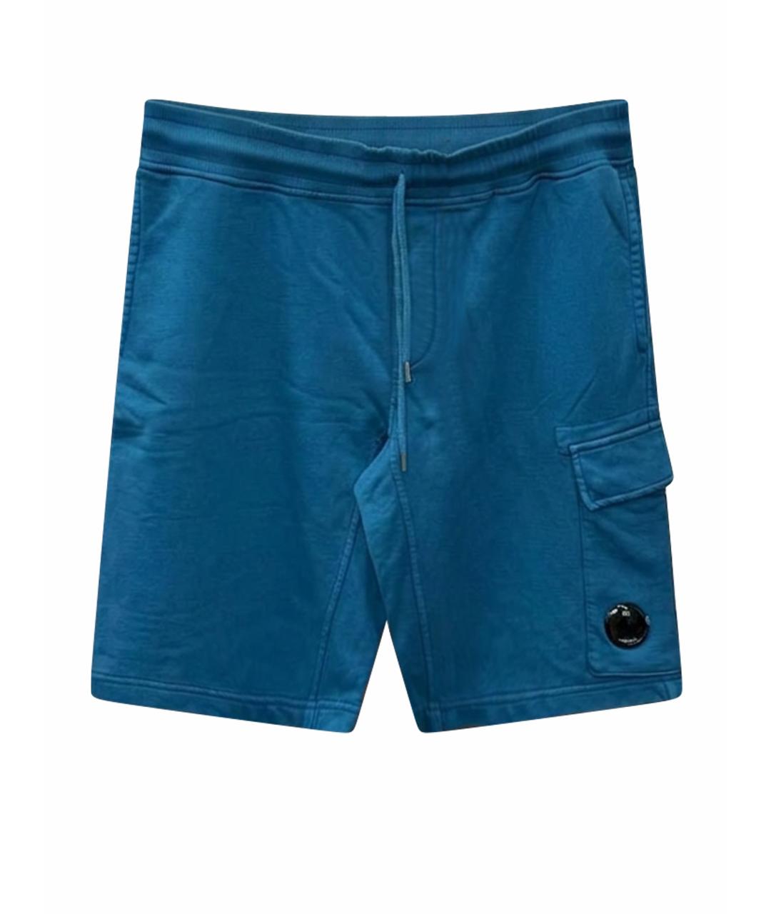 CP COMPANY Синие хлопковые шорты, фото 1