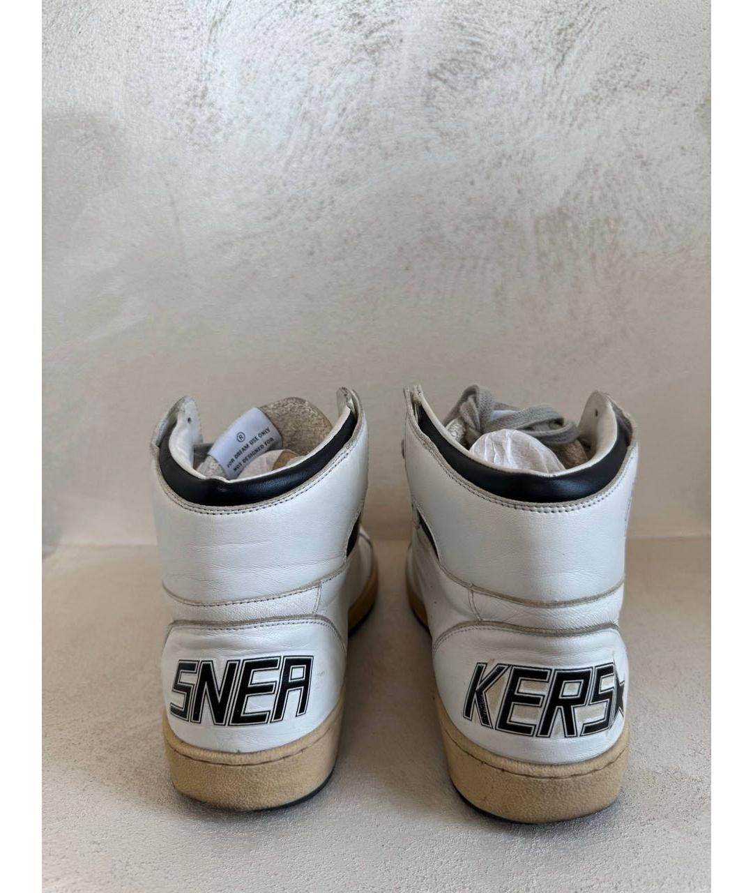 GOLDEN GOOSE Белые высокие кроссовки / кеды, фото 4