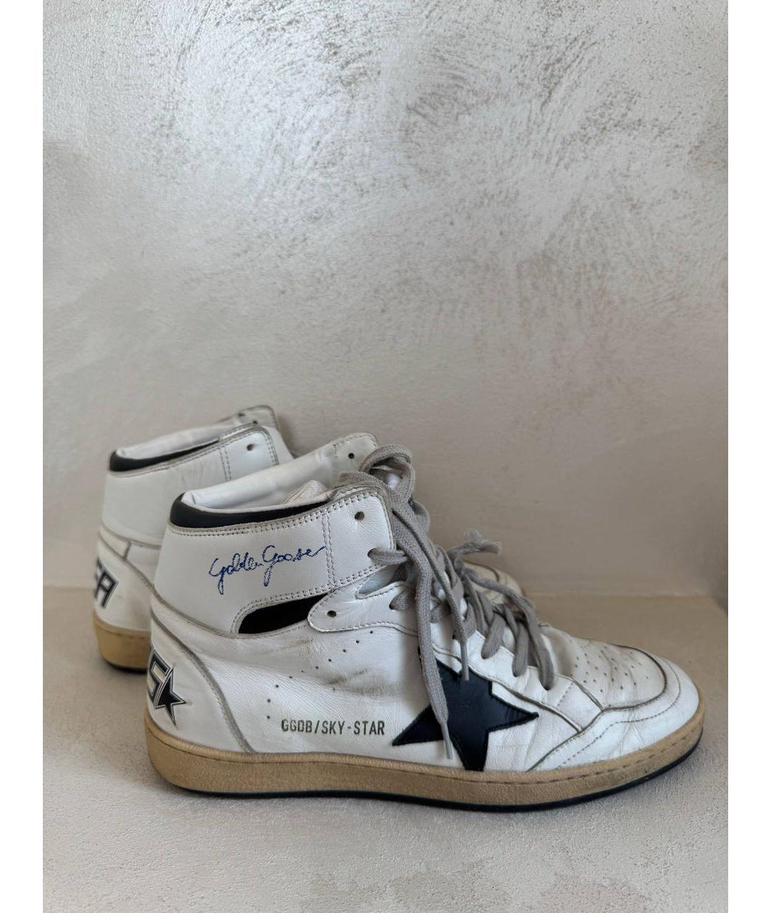 GOLDEN GOOSE Белые высокие кроссовки / кеды, фото 3