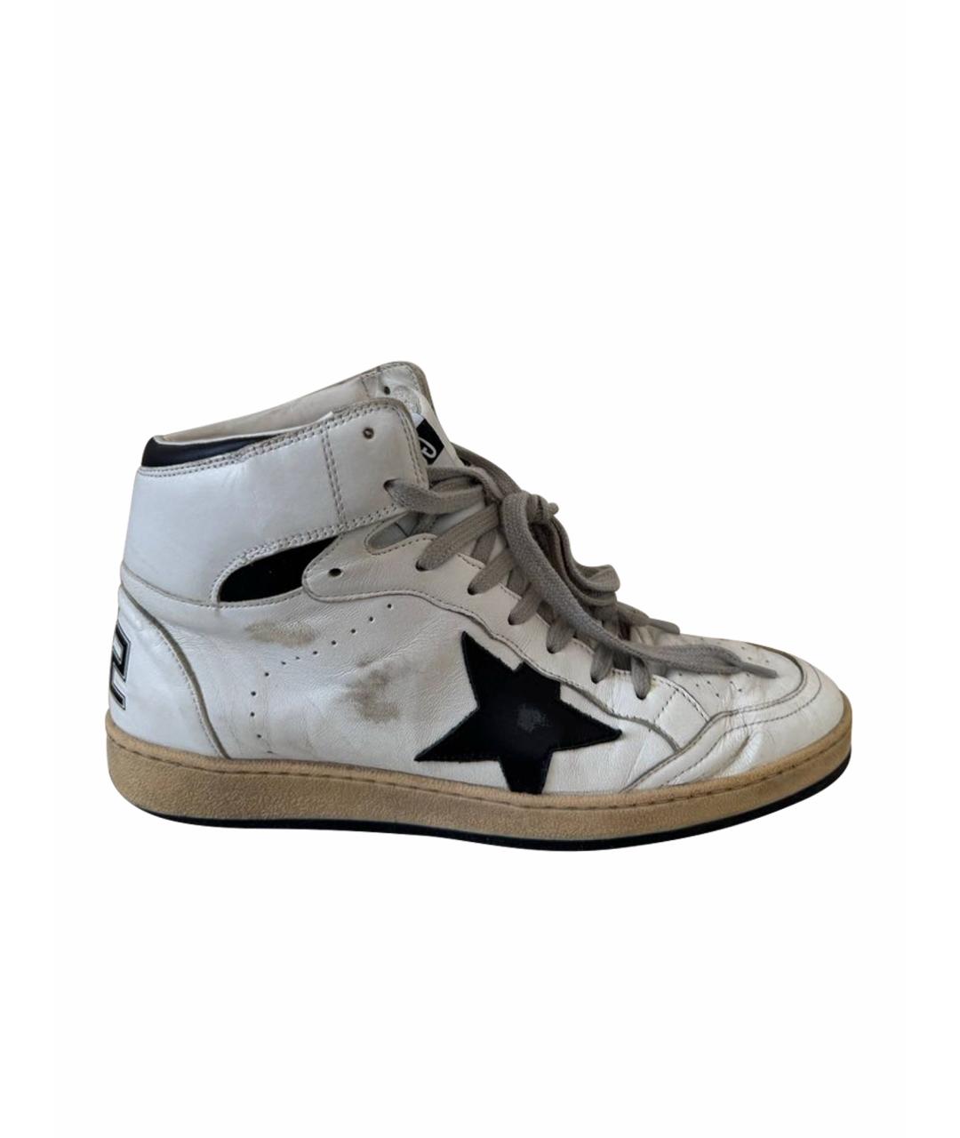 GOLDEN GOOSE Белые высокие кроссовки / кеды, фото 1