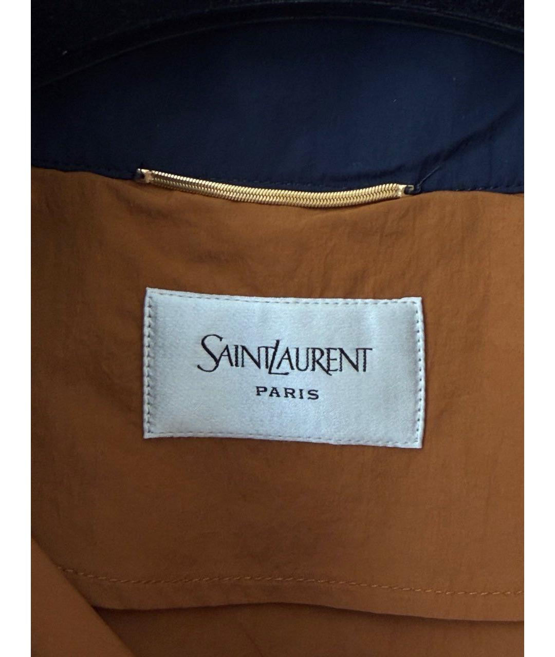 SAINT LAURENT Мульти синтетическая куртка, фото 4