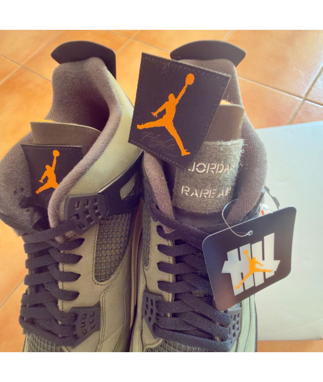 NIKE Зеленые высокие кроссовки / кеды, фото 2