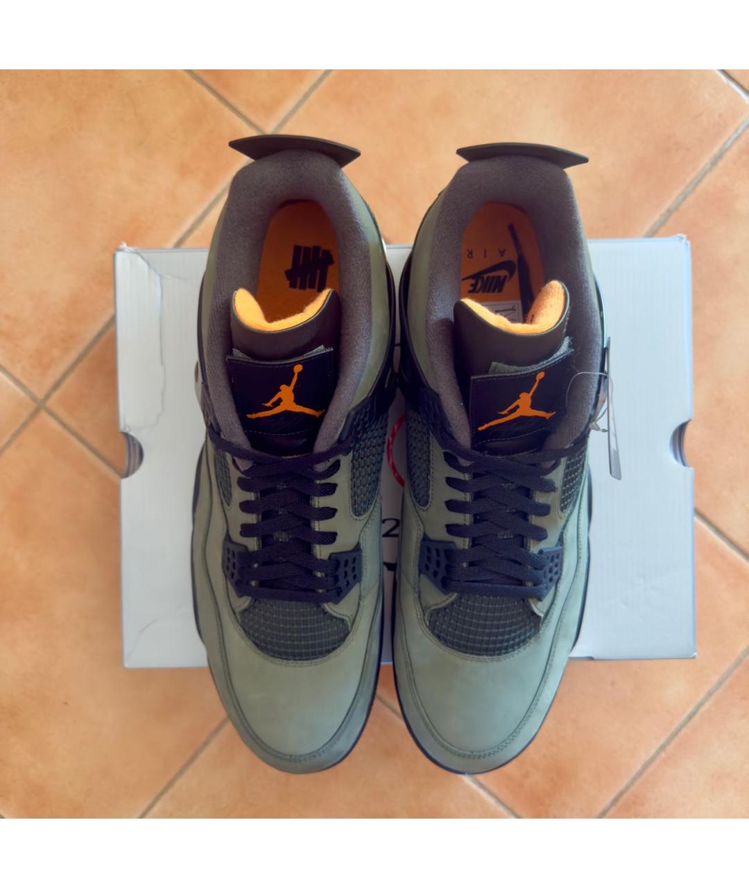 NIKE Зеленые высокие кроссовки / кеды, фото 3