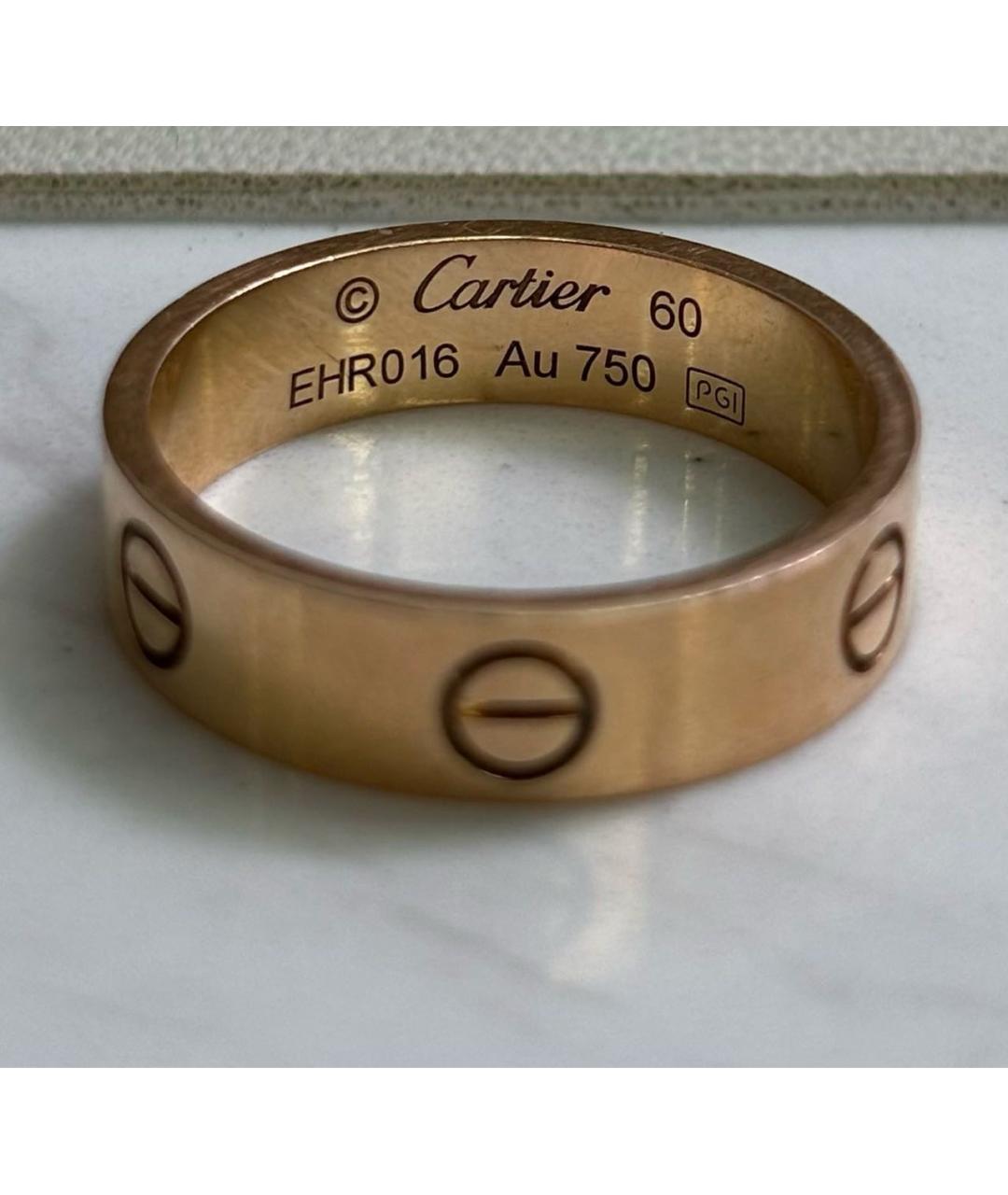 CARTIER Золотое кольцо из розового золота, фото 7