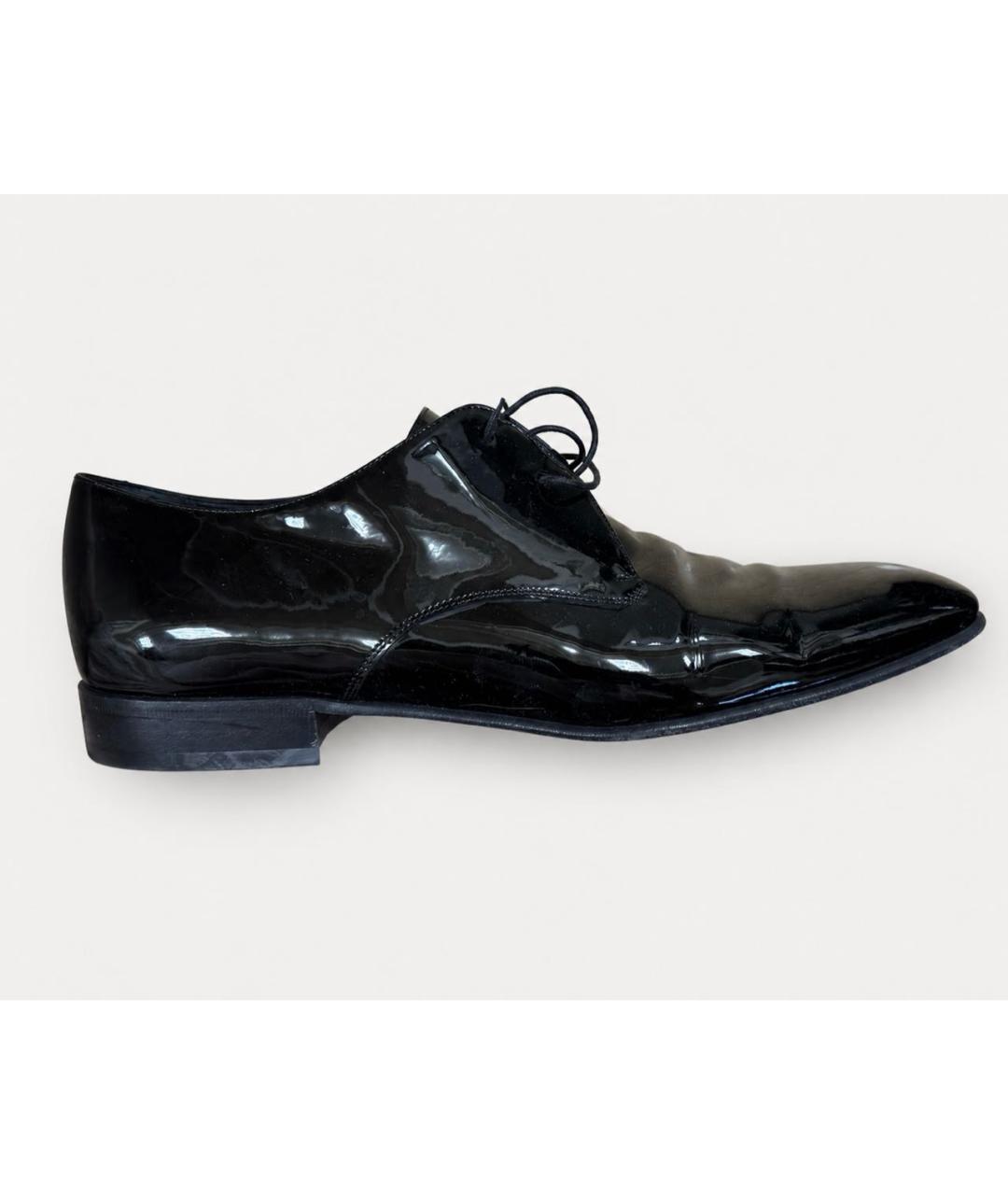 FERRAGAMO Черные туфли из лакированной кожи, фото 5