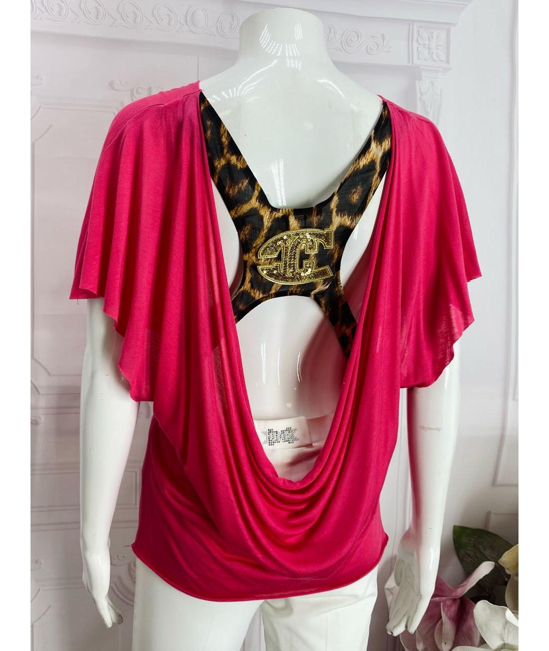 JUST CAVALLI Розовая футболка, фото 7