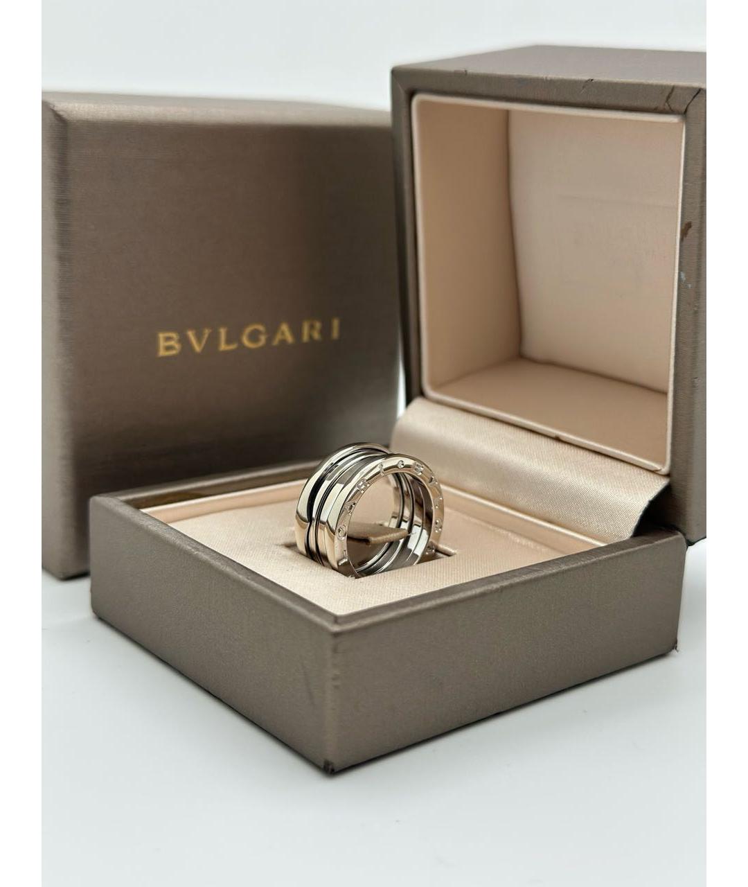 BVLGARI Серебряное кольцо из белого золота, фото 2