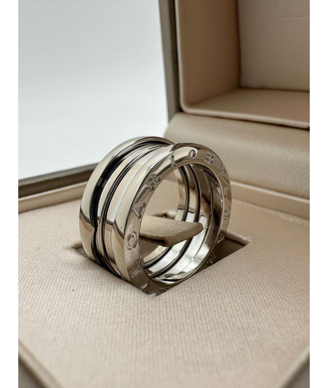 BVLGARI Серебряное кольцо из белого золота, фото 4