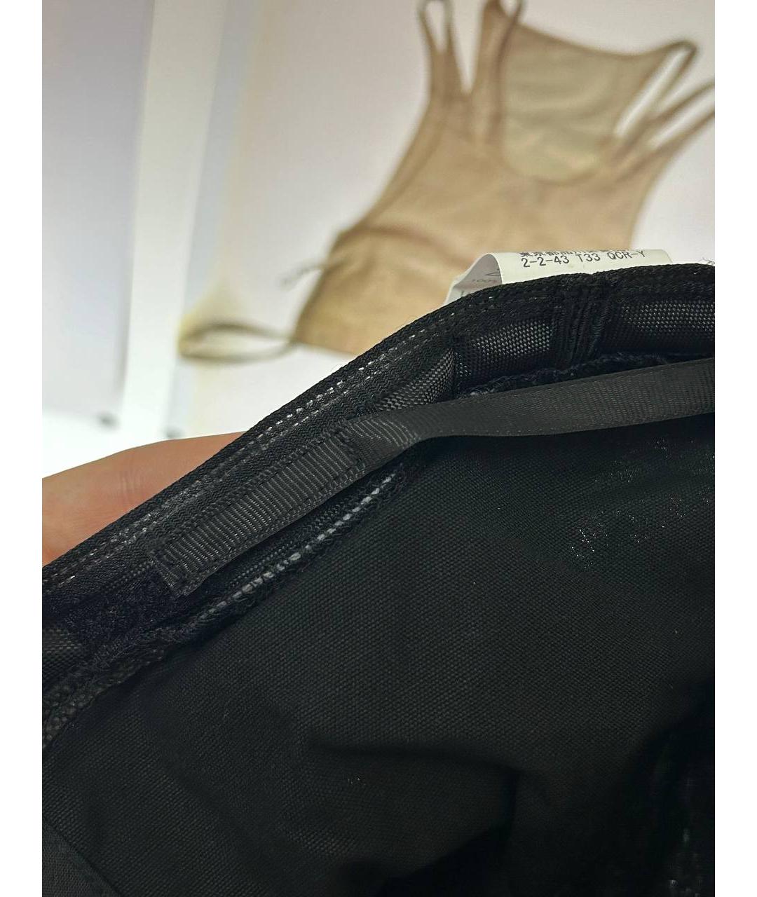 YOHJI YAMAMOTO Черная хлопковая шляпа, фото 7