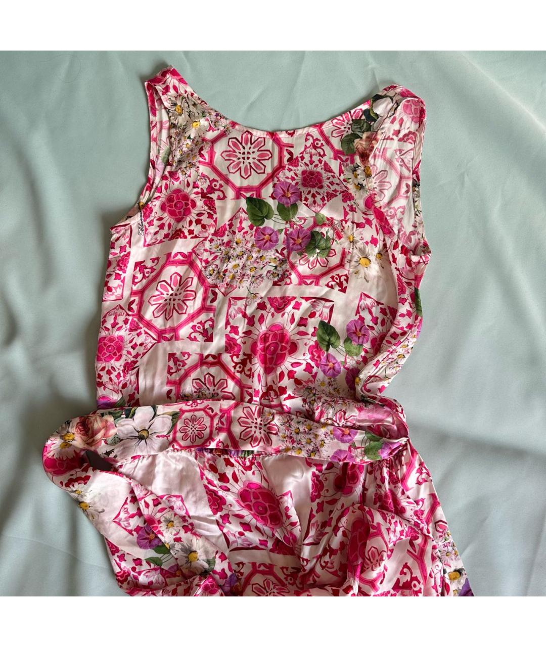 BLUMARINE Мульти шелковый комбинезон, фото 3