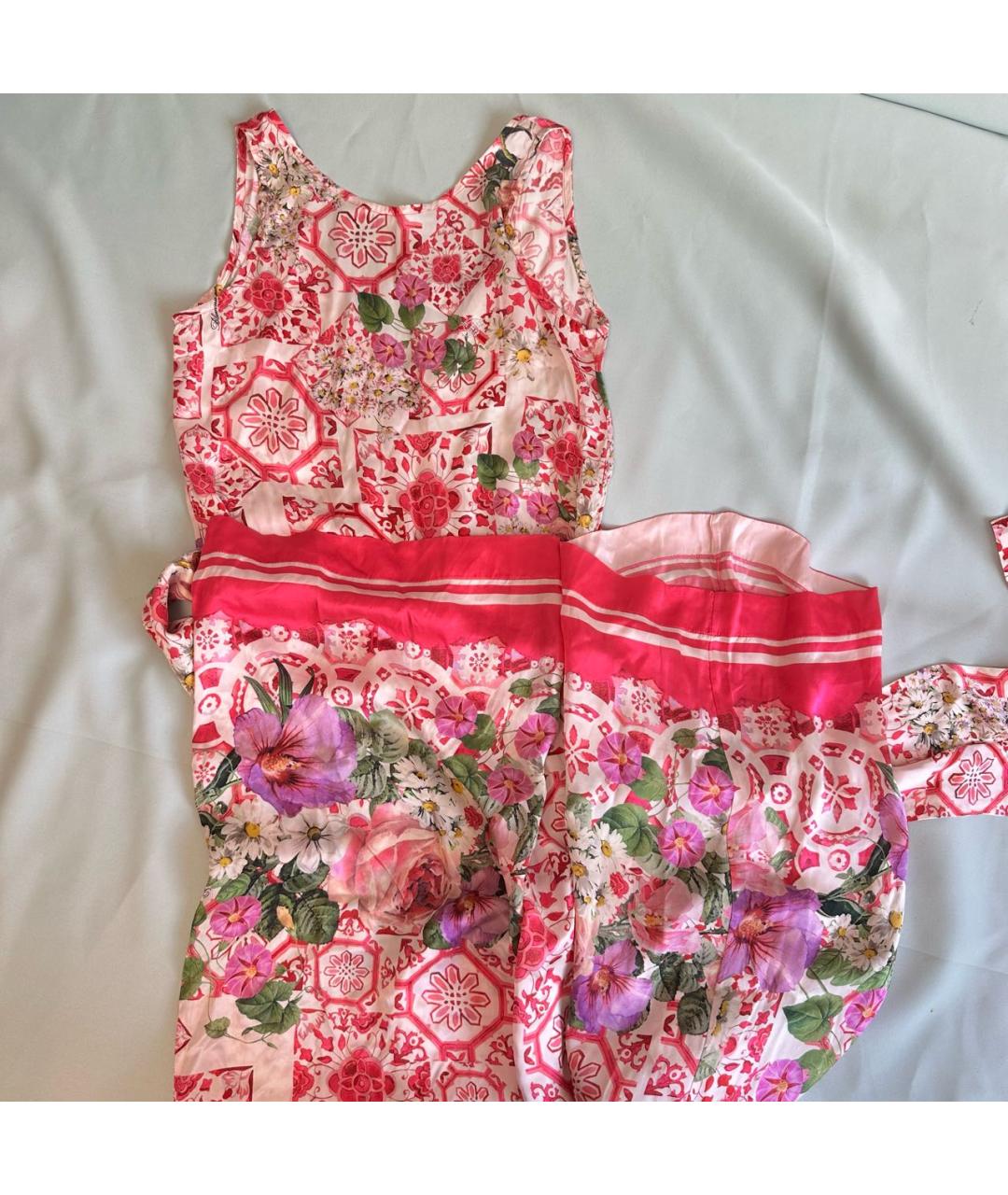 BLUMARINE Мульти шелковый комбинезон, фото 4
