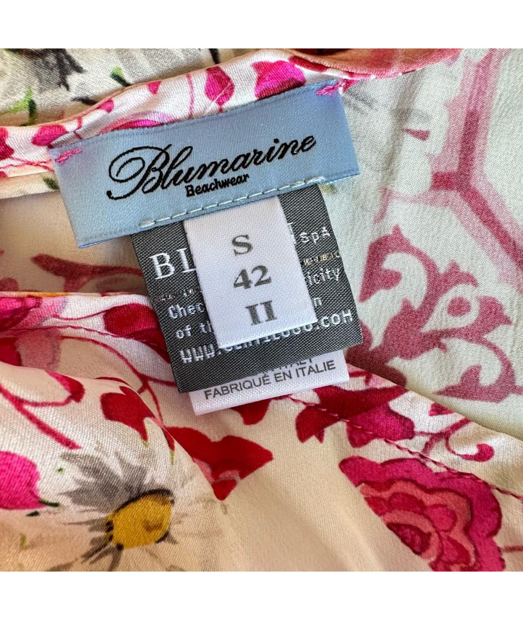 BLUMARINE Мульти шелковый комбинезон, фото 6