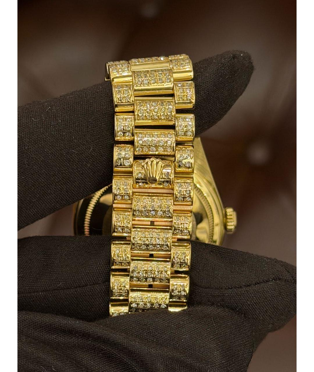 ROLEX Золотые часы из желтого золота, фото 8