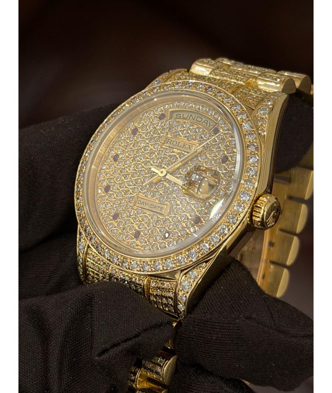 ROLEX Золотые часы из желтого золота, фото 4