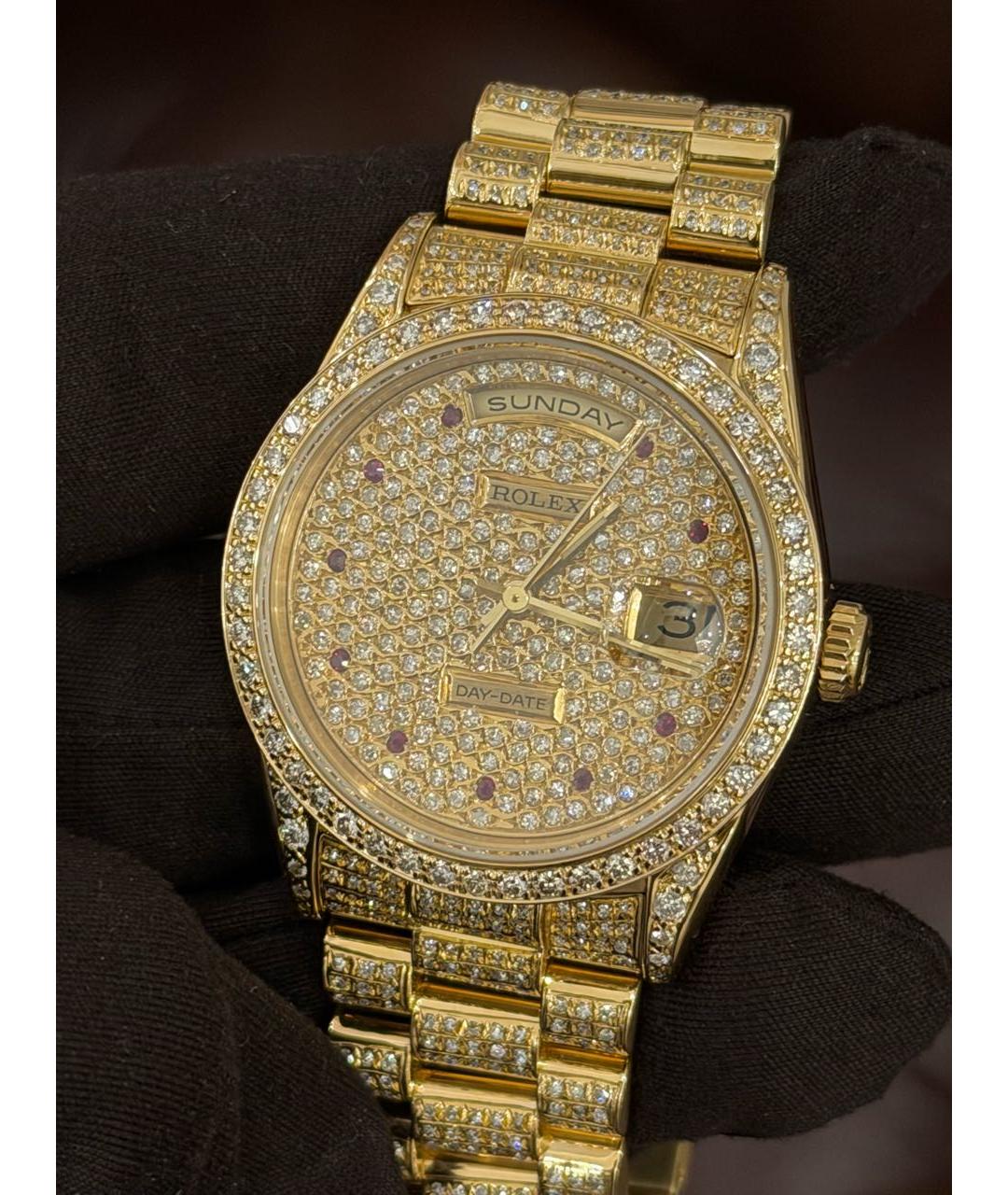ROLEX Золотые часы из желтого золота, фото 3