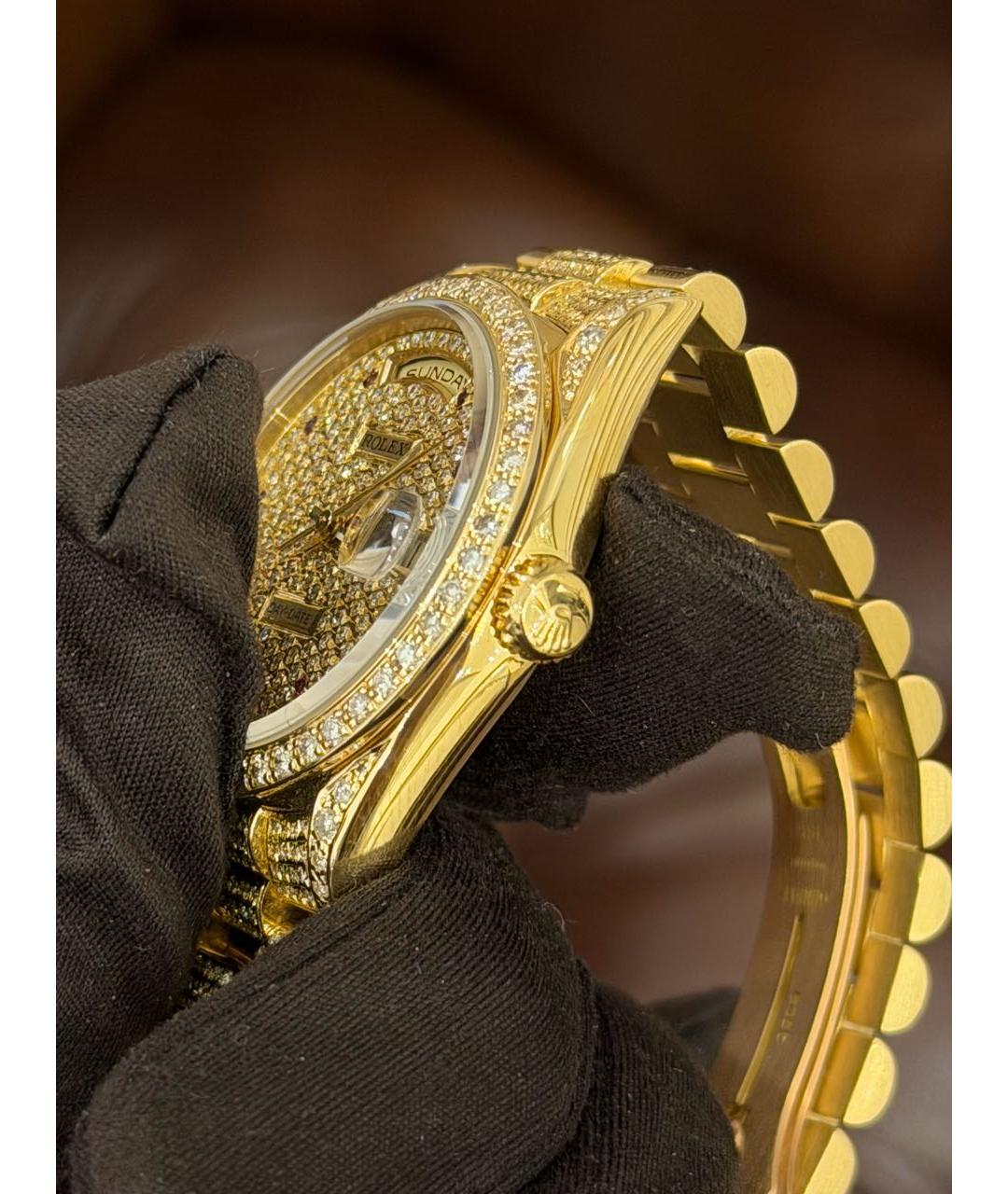 ROLEX Золотые часы из желтого золота, фото 5