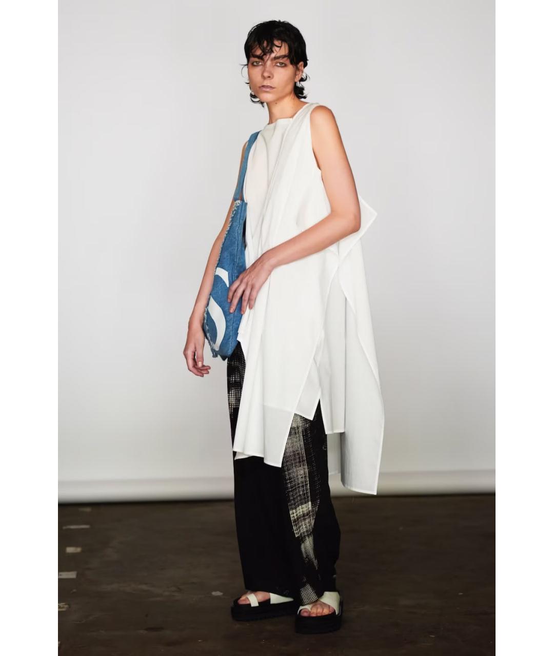 YOHJI YAMAMOTO Черные льняные брюки широкие, фото 9
