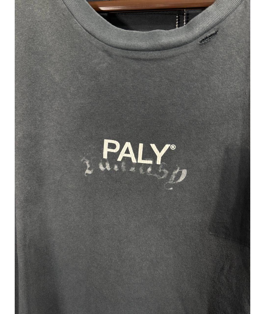 PALY Черная хлопковая футболка, фото 5