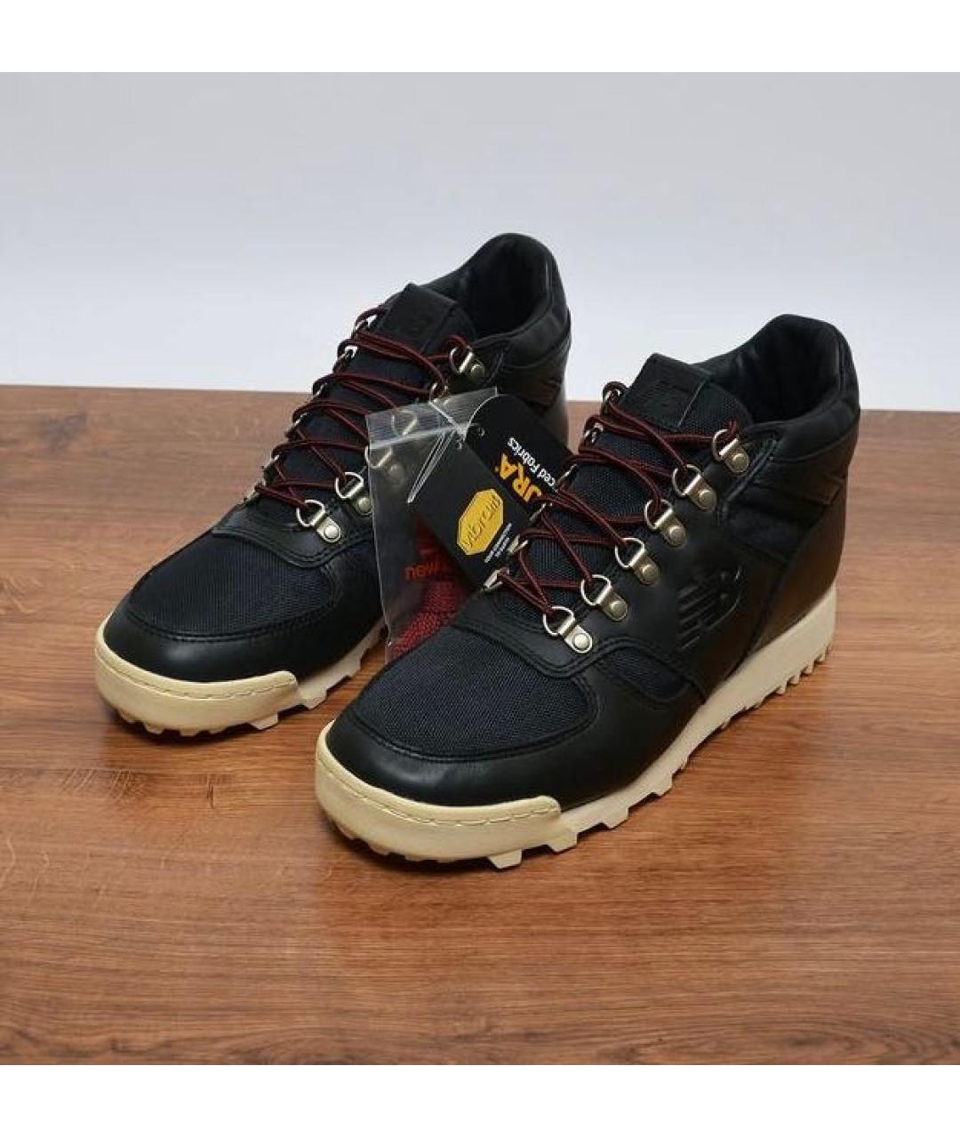 NEW BALANCE Черные кожаные высокие ботинки, фото 5