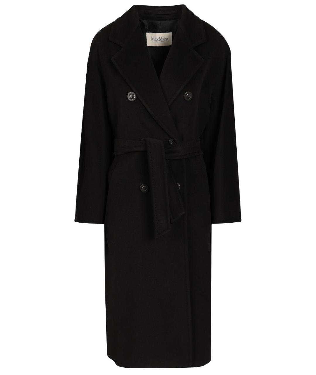 MAX MARA Черное шерстяное пальто, фото 1