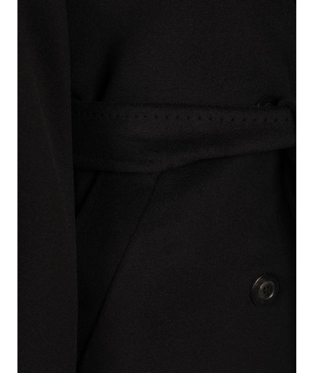 MAX MARA Черное шерстяное пальто, фото 5