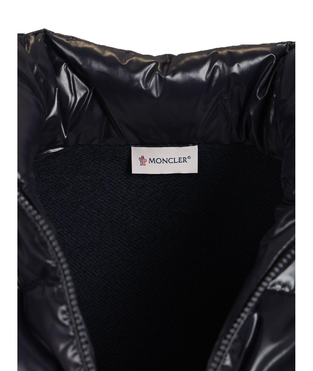 MONCLER Синяя хлопковая куртка, фото 4