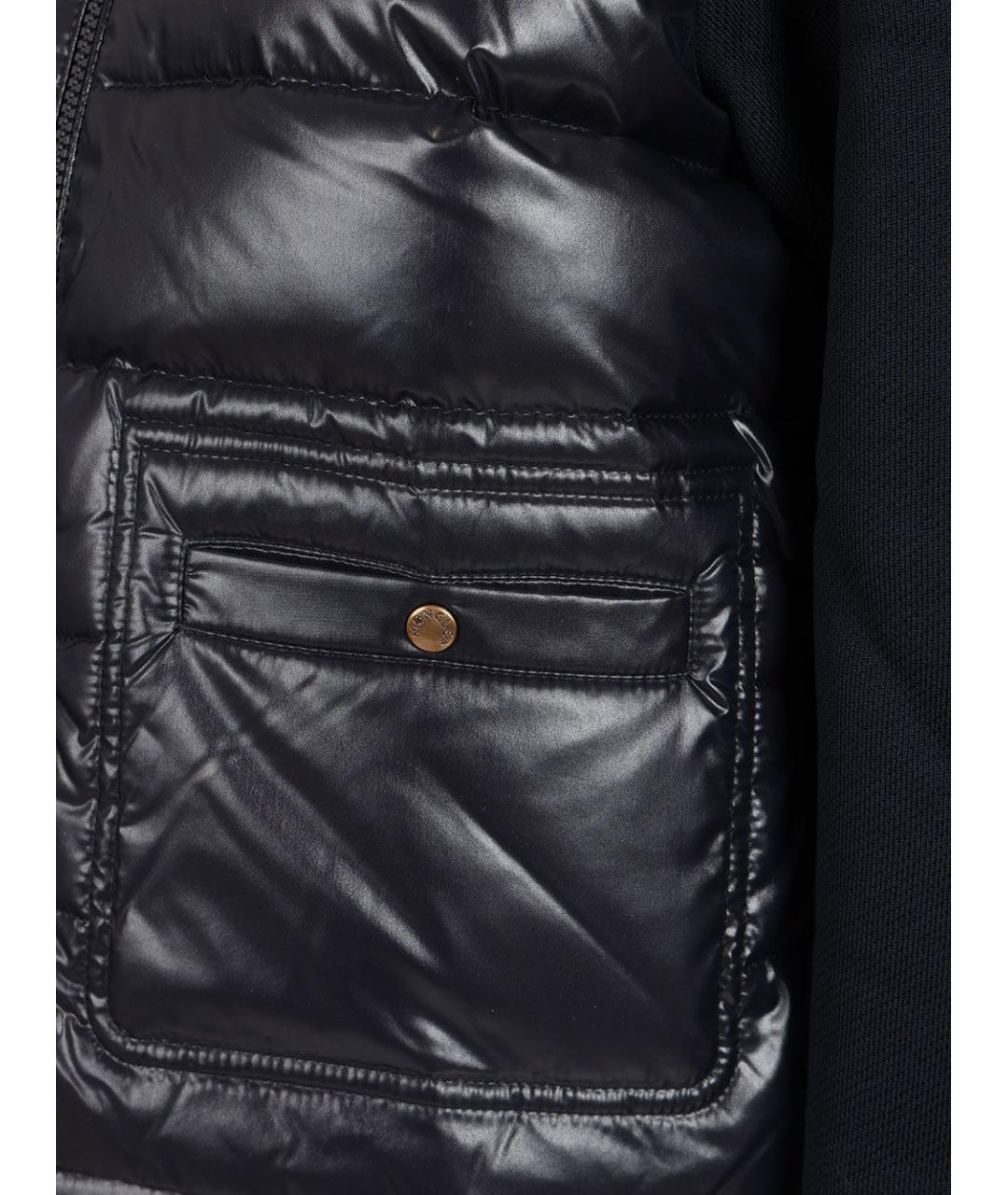 MONCLER Синяя хлопковая куртка, фото 5