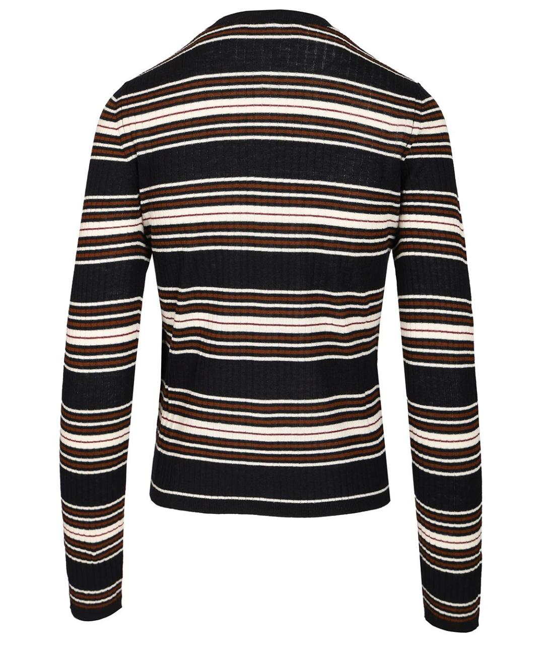 MAX MARA STUDIO Мульти шерстяной кардиган, фото 2
