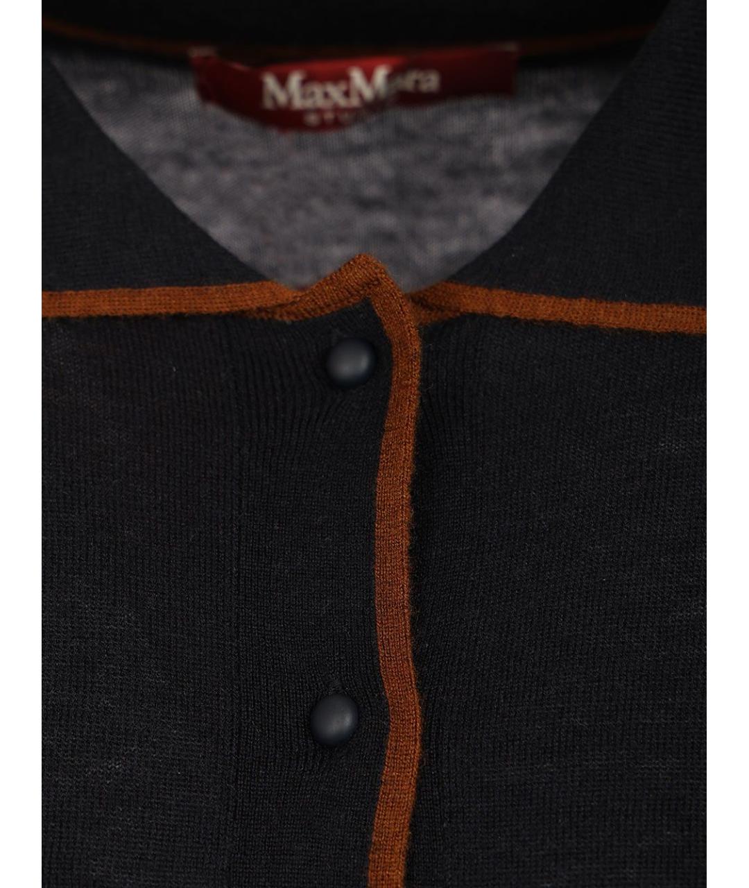 MAX MARA STUDIO Синий шелковый кардиган, фото 3