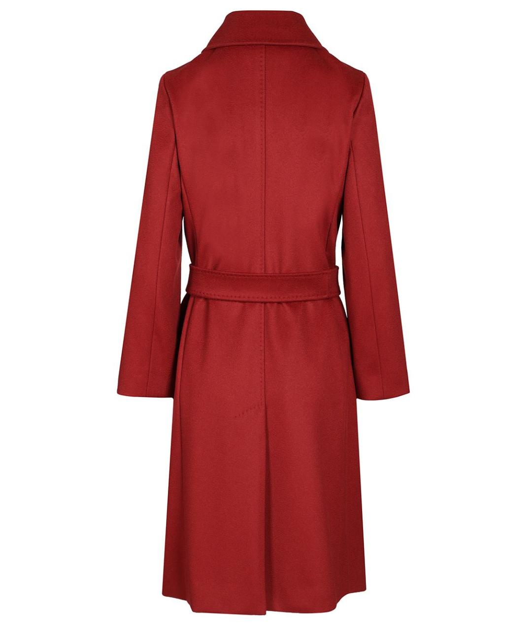 MAX MARA STUDIO Красное шерстяное пальто, фото 2