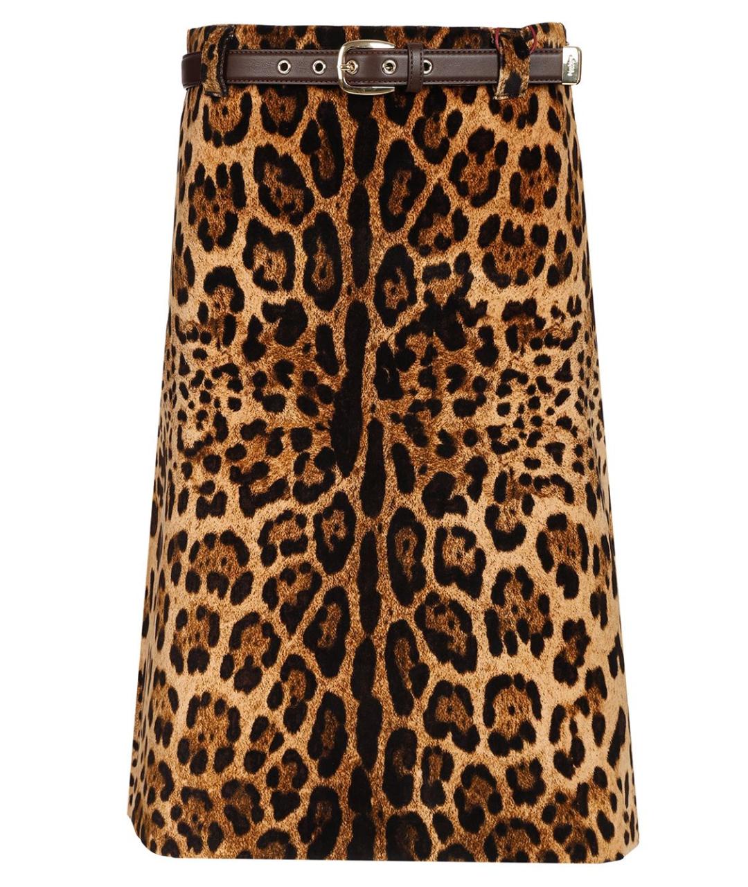 MAX MARA STUDIO Мульти хлопковая юбка миди, фото 1