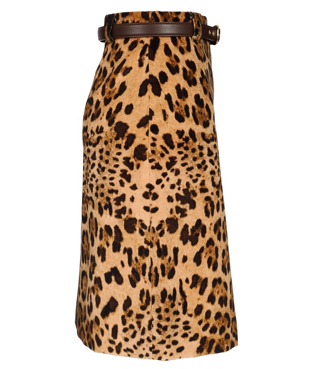 MAX MARA STUDIO Мульти хлопковая юбка миди, фото 3